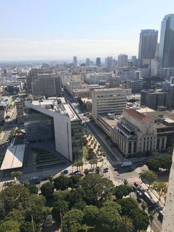 Los Angeles City Hall view