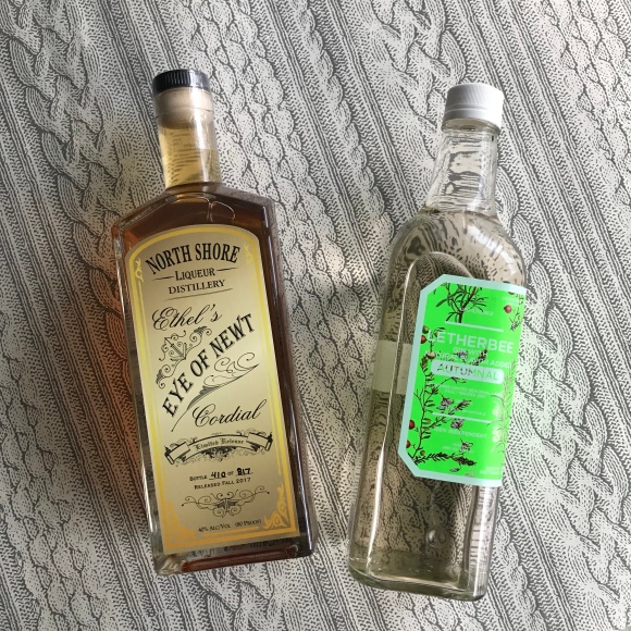 North Shore Distillery, Eye of the Newt, Letherbee Gin, Autumnal
